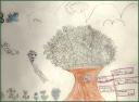 Allison O’grady’s forest scene, 10 years old