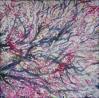 Redbuds - Spring in Dallas, TX - 11 x 11 x 3 acrylics on canvas, sides painted
