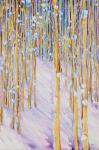 Sounds of Silence, 36 x 24 x 2 inches acrylics on canvas, gallery wrapped sides painted, narrow frame