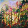 Saint Catherine's Sunset - Ontario, Canada - 11 x 11 x 3 acrylics on canvas, sides painted