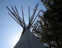 Lakota Tipi exhibit, Mt. Rushmore, South Dakota