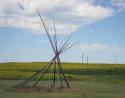 Sculptural attraction at a gas station, South Dakota