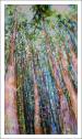 Dancing With Trees, signature piece, 85H x 45W x 3D inches acrylics on canvas