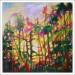 St. Catherine’s Sunset, 11H x 11W x 3D inches acrylics on canvas