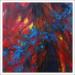Paint Arson, 11H x 11W x 3D inches acrylics on canvas