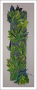 What Large Leaf Maples Do At Night, day view, 20 x 57 x 4 inches on canvas, LED light system