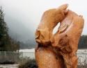Beaver carving, Hope, B.C.