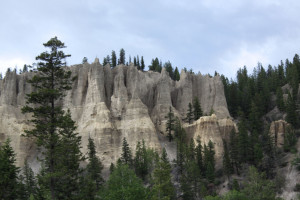 Dutch Creek Hoodoos, Kootenay Natl Park, BC, Hwy 93